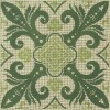 Persian Tile: Ivory - Needlepoint Tapestry Canvas