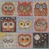 ES Owls - Needlepoint Tapestry Canvas
