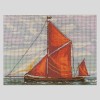 Thames Barge - Needlepoint Tapestry Canvas
