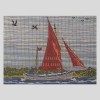 Zulu Skiff - Needlepoint Tapestry Canvas