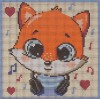 Milo Fox - Needlepoint Tapestry Design