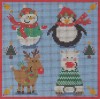 Winter Playtime - Needlepoint Tapestry Design