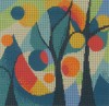 Trees - Needlepoint Tapestry Canvas