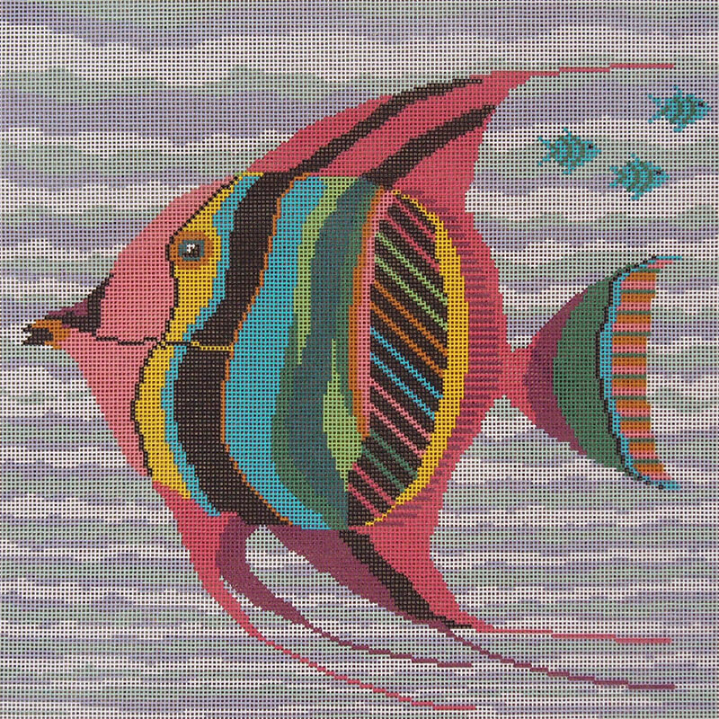 Angel Fish - Needlepoint Tapestry Canvas