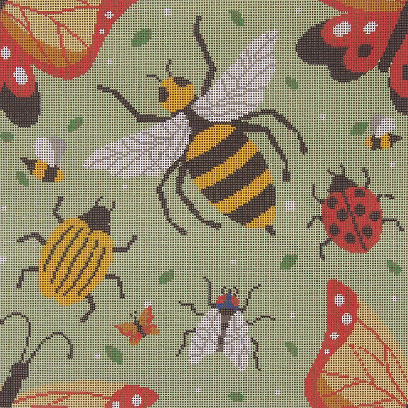 Beautiful Bugs - Needlepoint Tapestry Canvas