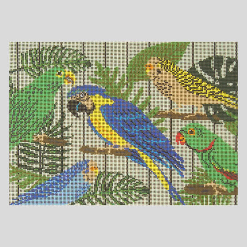 Birdcage - Needlepoint Tapestry Canvas
