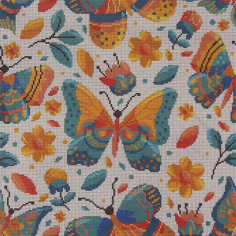 Butterflies - Needlepoint Tapestry Canvas
