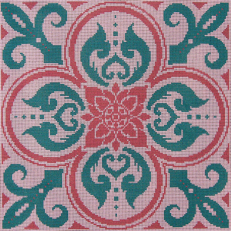 Persian Tile: Dawn - Needlepoint Tapestry Canvas