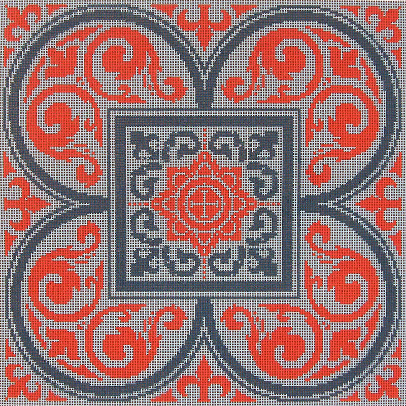 Persian Tile: Dusk - Needlepoint Tapestry Canvas