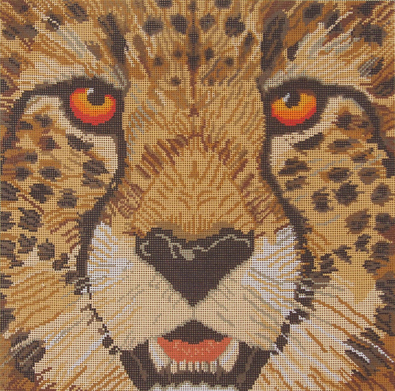 Cheetah - Needlepoint Tapestry Canvas