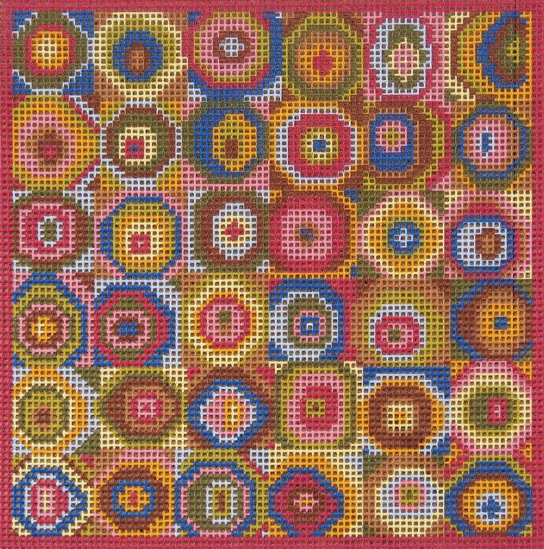 Circles - Needlepoint Tapestry Design