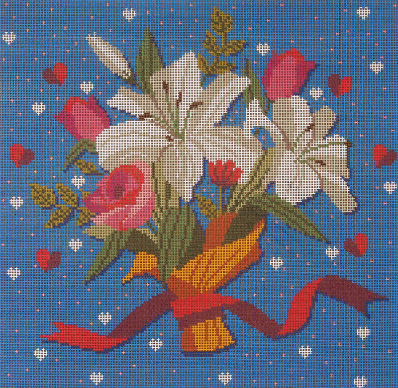 Bouquet - Needlepoint Tapestry Canvas