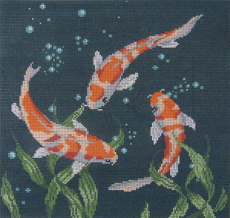Koi - Needlepoint Tapestry Canvas
